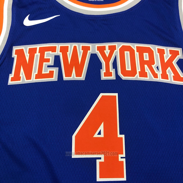 Camiseta New York Knicks Derrick Rose #4 Icon Azul